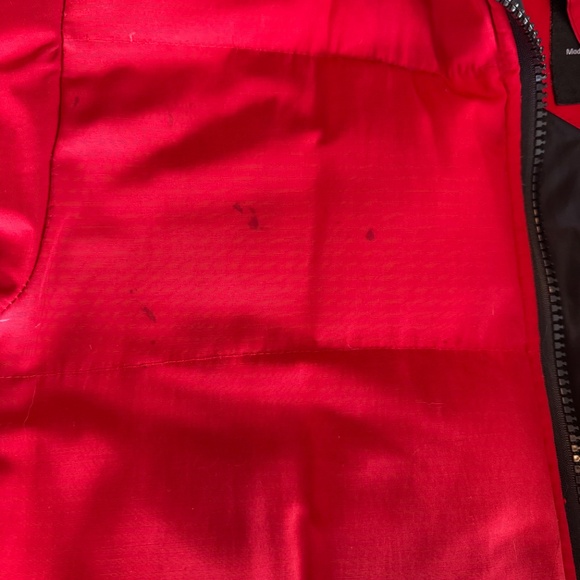 Canada Goose 3035L Mystique Red size XS woman Long parka with fur - Picture 13 of 16